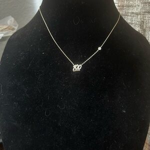 Gold Necklace with Pendant